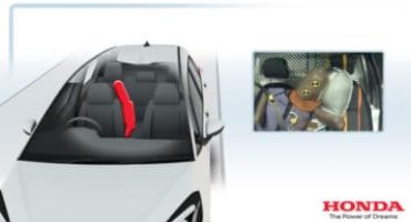 Nuova Honda Jazz, l’esclusivo airbag centrale completa la dotazione di sicurezza